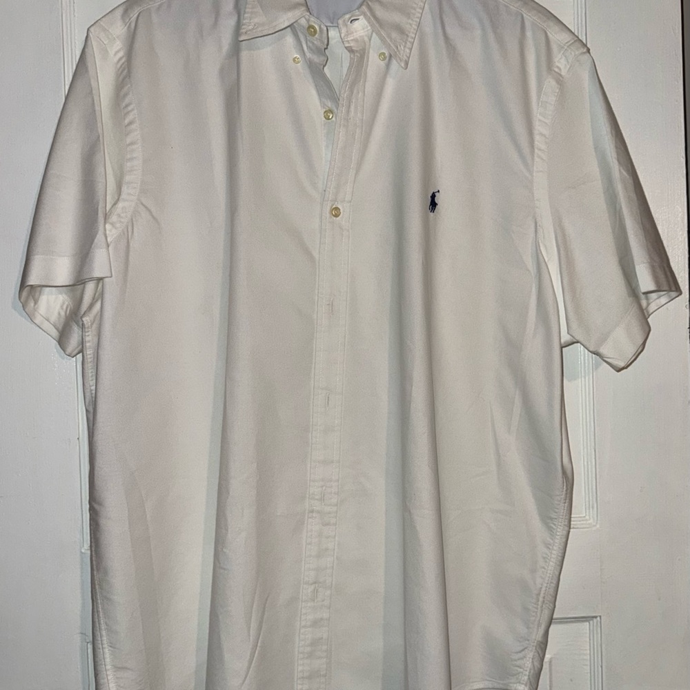 Ralph Lauren White Button Down Shirt